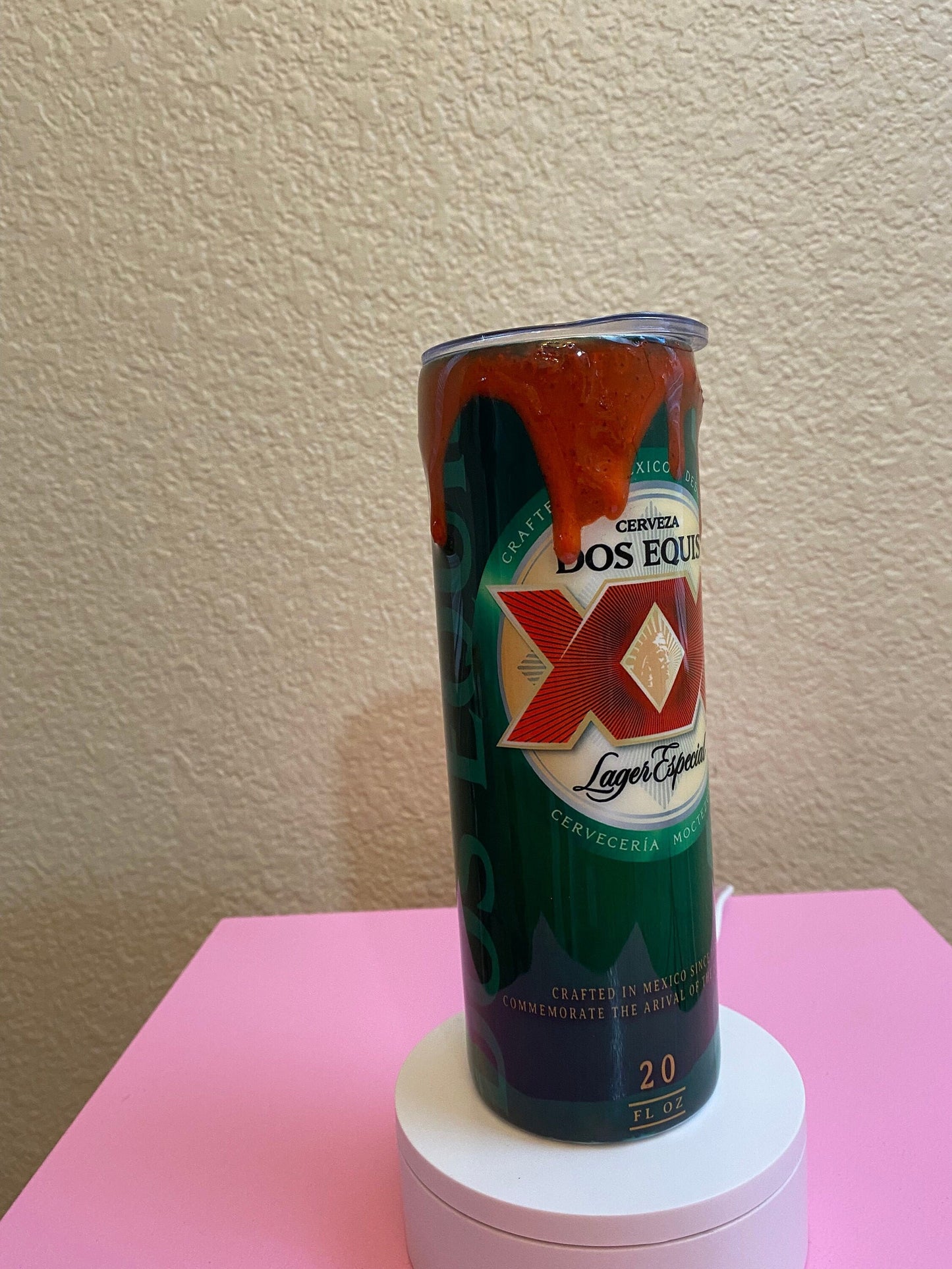 Dos XX 20oz Tumbler with Chamoy Drip