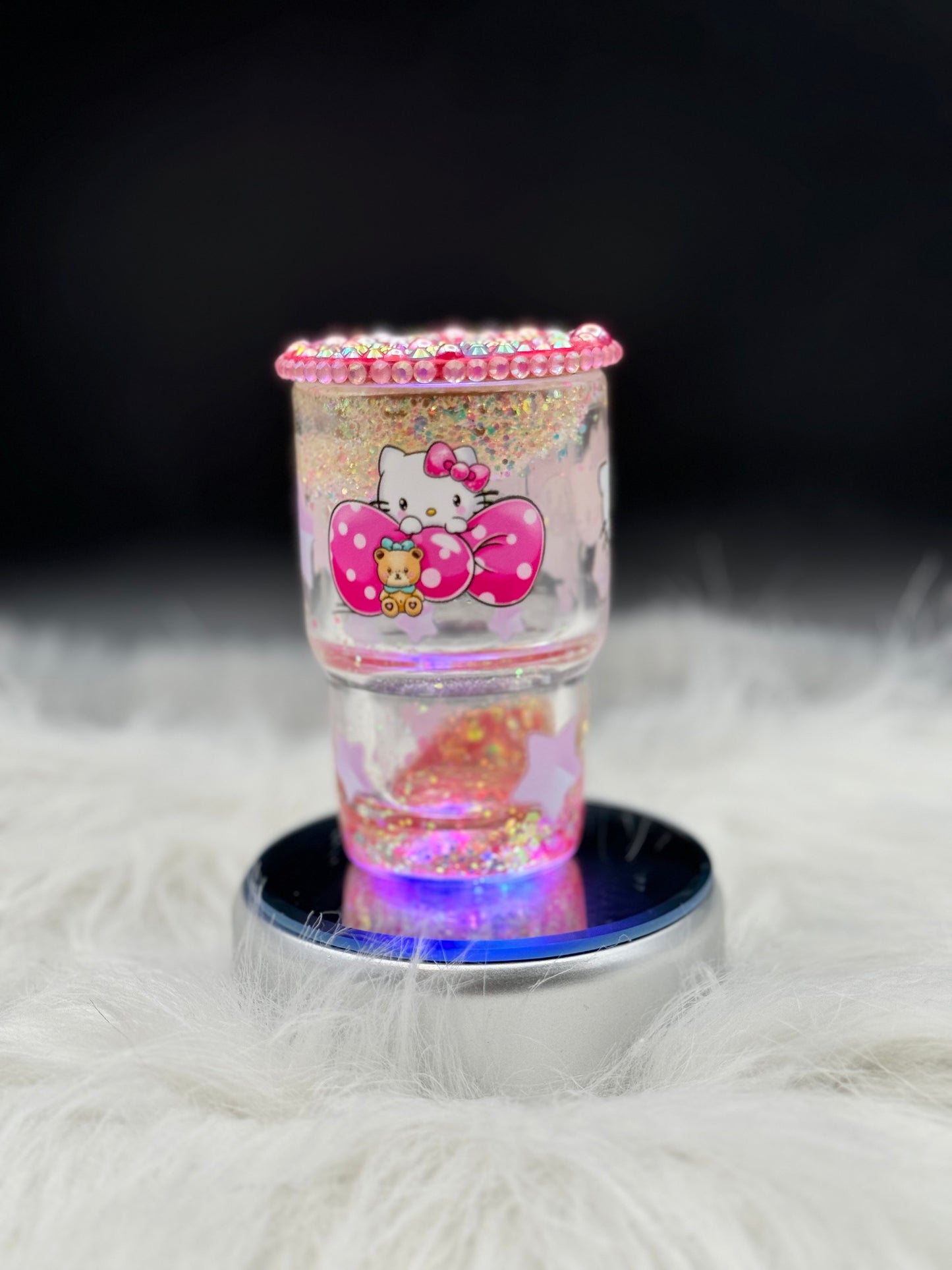 3oz SnowGlobe Glass Tumbler