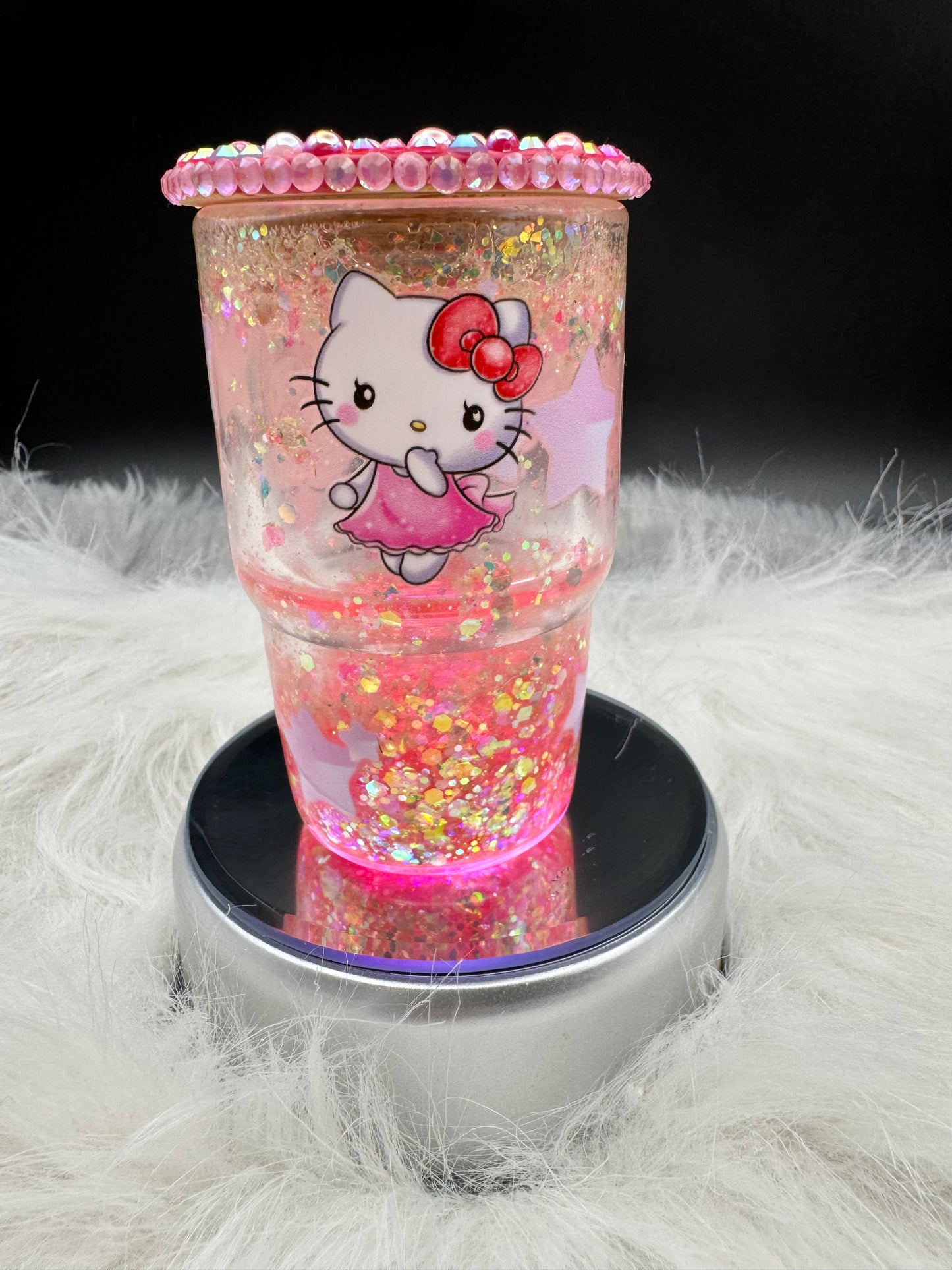 3oz SnowGlobe Glass Tumbler