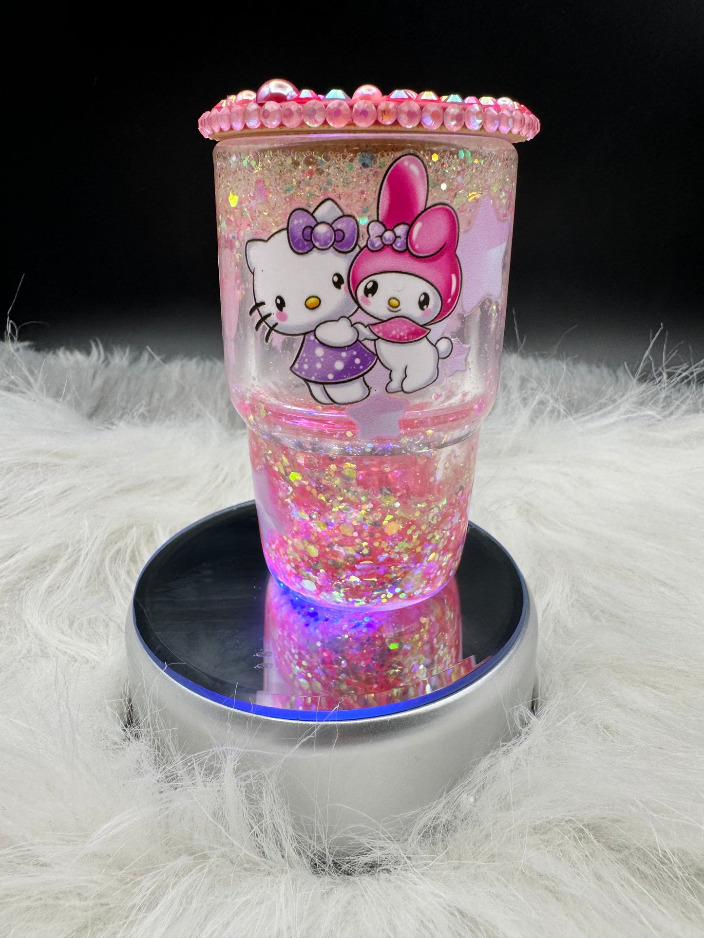 3oz SnowGlobe Glass Tumbler